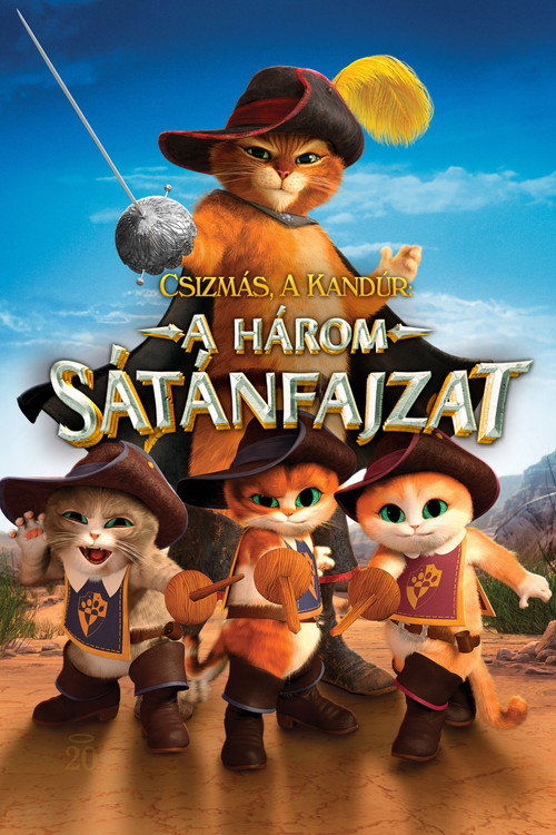 Csizmás, a kandúr: A három sátánfajzat (2012) poszter