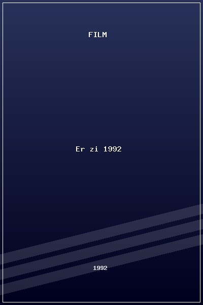Erózió (1992) poszter