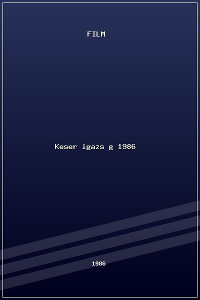 Keserű igazság (1986) poszter