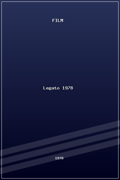 Legato (1978) poszter