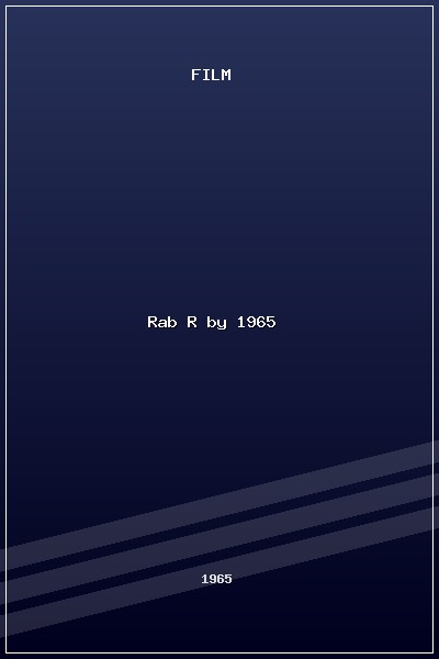 Rab Ráby (1965) poszter