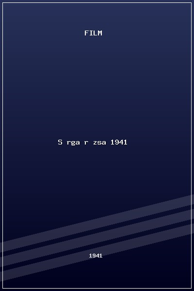 Sárga rózsa (1941) poszter