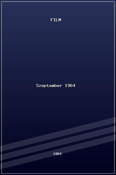 Szeptember (1964) poszter