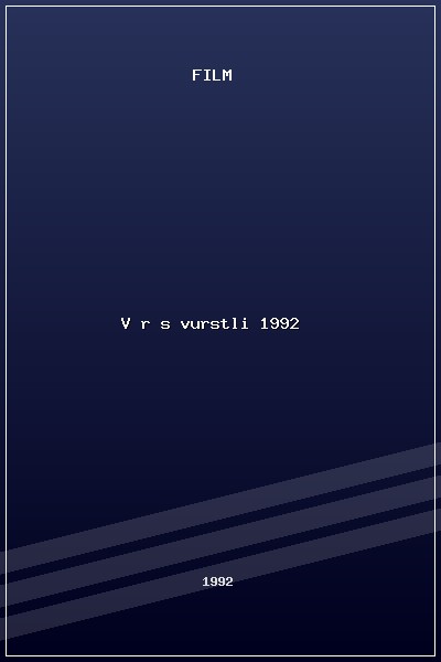 Vörös vurstli (1992) poszter