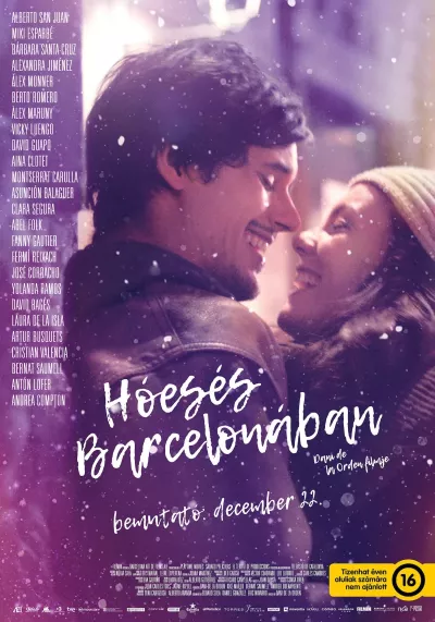 Hóesés Barcelonában plakát