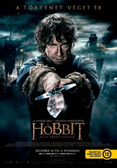 A hobbit - Az öt sereg csatája plakát