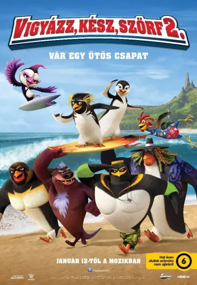 Vigyázz, kész, szörf! 2 plakát