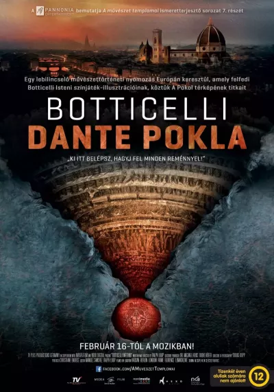 A művészet templomai: Botticelli - Dante pokla plakát
