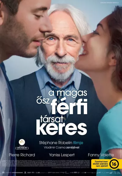 A magas ősz férfi társat keres plakát