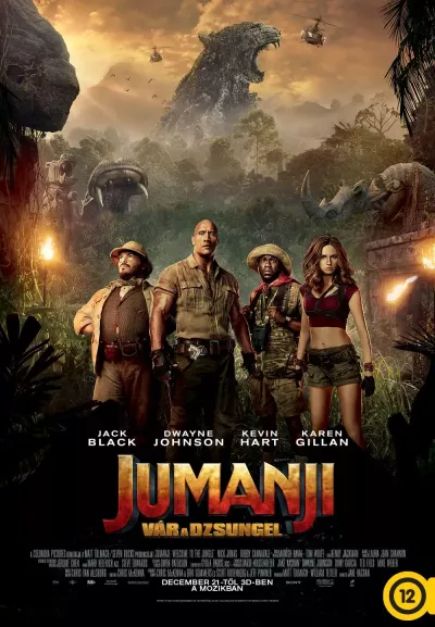 Jumanji – Vár a dzsungel plakát