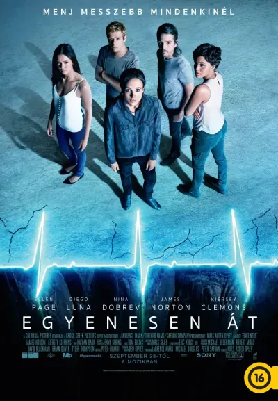 Egyenesen át plakát