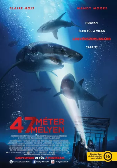 47 méter mélyen plakát