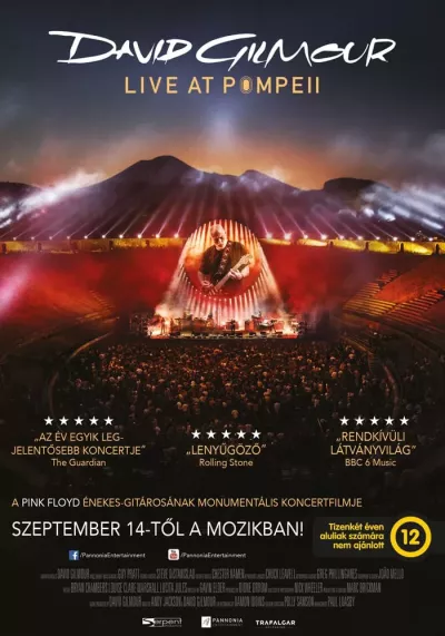 David Gilmour Live at Pompeii plakát