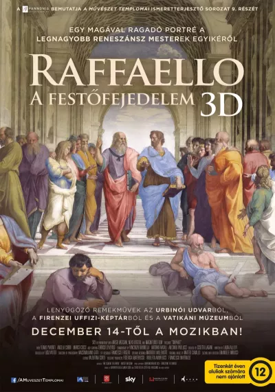 A művészet templomai: Raffaello - A festőfejedelem 3D plakát