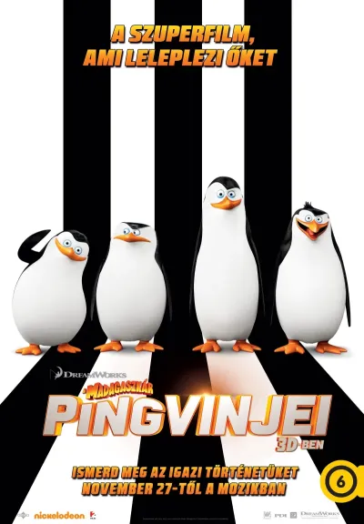 A Madagaszkár pingvinjei plakát