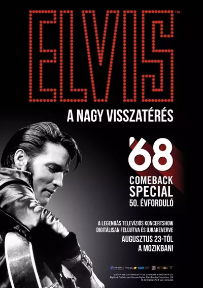 Elvis Presley 1968 - A nagy visszatérés plakát
