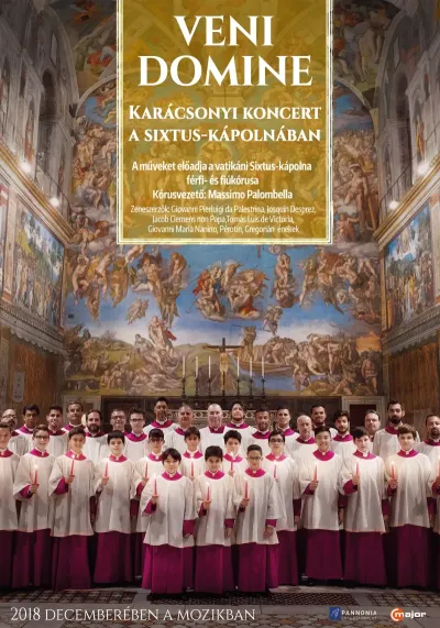 Veni Domine - Karácsonyi koncert a Sixtus-kápolnában plakát