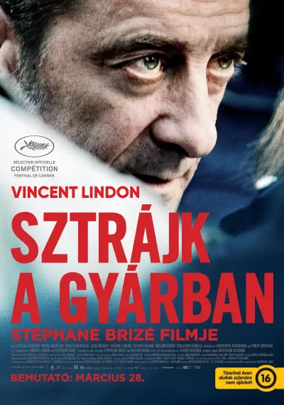 Sztrájk a gyárban plakát