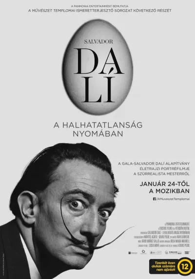 A művészet templomai: Salvador Dalí - A halhatatlanság nyomában plakát
