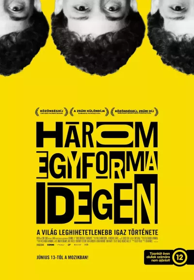 Három egyforma idegen plakát