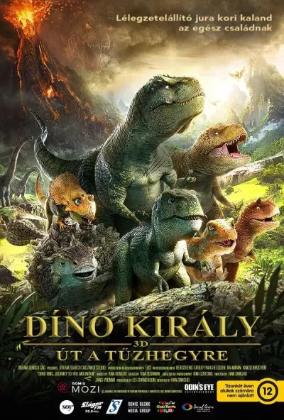 Dínó király - Út a tűzhegyre plakát