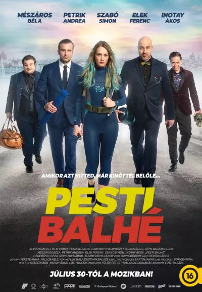 Pesti balhé plakát