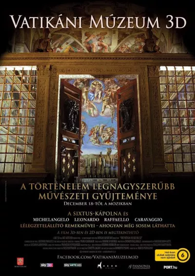 A művészet templomai: Vatikáni múzeum 3D plakát