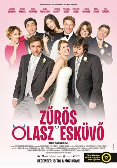 Zűrös olasz esküvő plakát