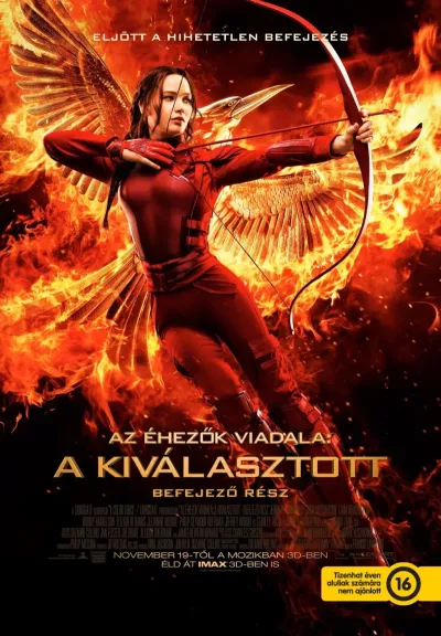 Az éhezők viadala: A kiválasztott – Befejező rész plakát