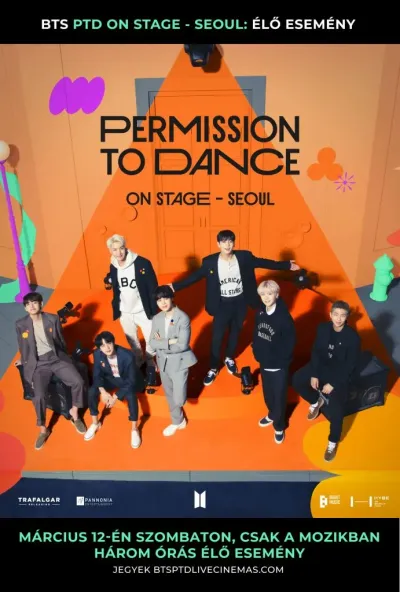 BTS - Permission to Dance on Stage - Seoul LIVE plakát