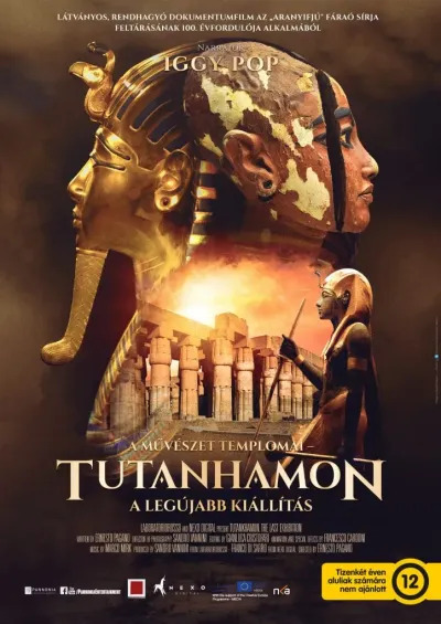 A művészet templomai: Tutanhamon – A legújabb kiállítás plakát