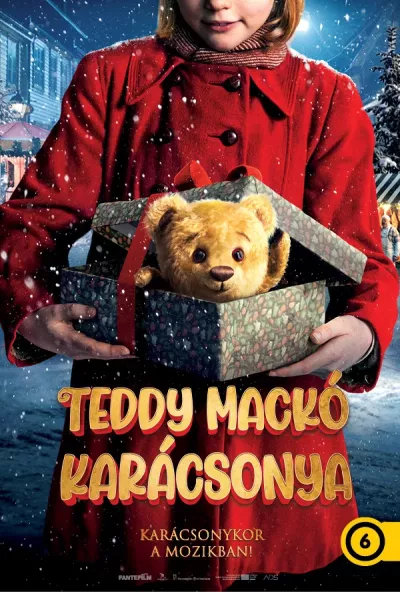 Teddy mackó karácsonya plakát