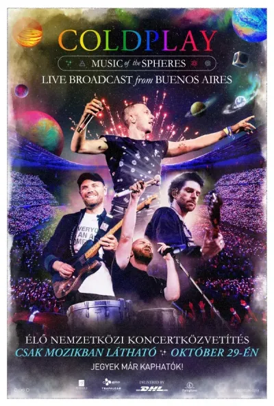 Coldplay - Buenos Aires Koncertfelvétel plakát