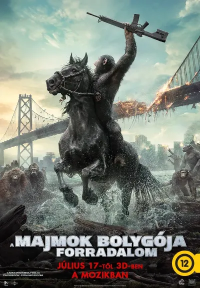 A majmok bolygója: Forradalom plakát