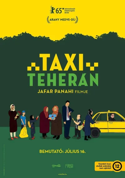Taxi Teherán plakát