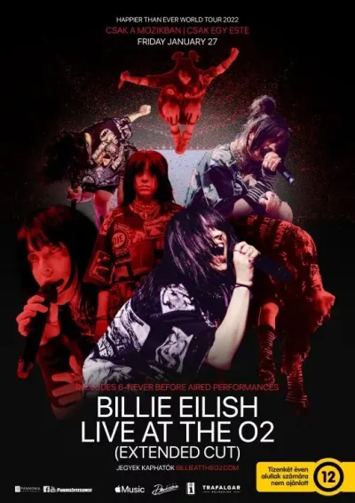 Billie Eilish – Live at the O2 plakát