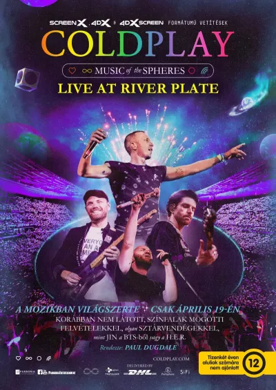 Coldplay - Music of the Spheres: Live at River Plate plakát