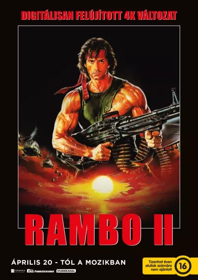 Rambo 2. – Digitálisan felújított 4K változat plakát