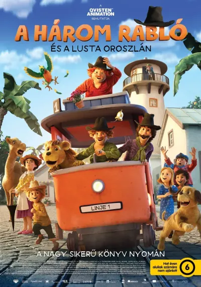 A három rabló és a lusta oroszlán plakát