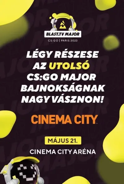 BLAST CS:GO Major bajnokság - Élőben Párizsból plakát