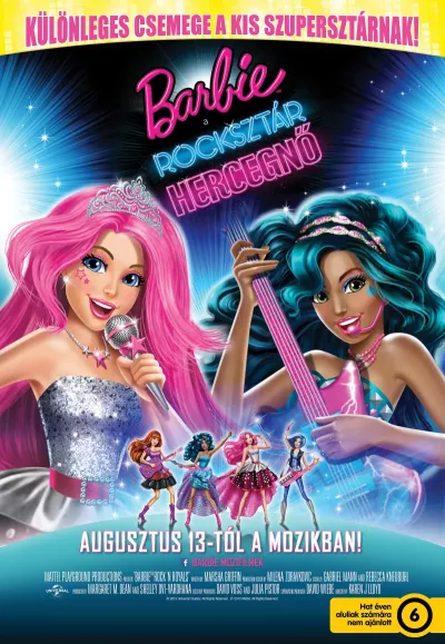 Barbie, a rocksztár hercegnő plakát