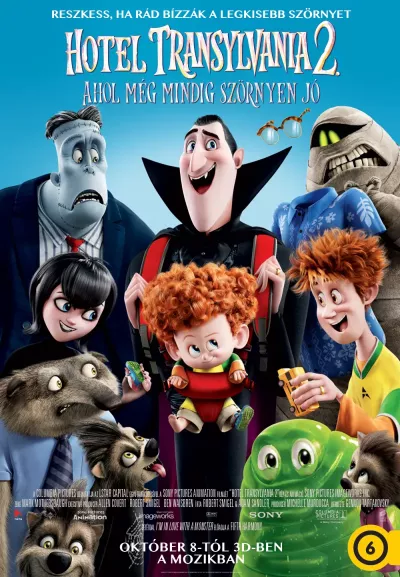 Hotel Transylvania 2. – Ahol még mindig szörnyen jó plakát