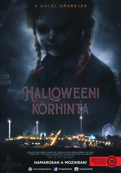 Halloweeni körhinta plakát