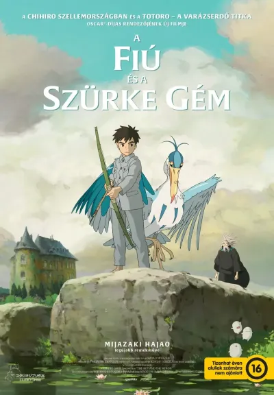 A fiú és a szürke gém plakát