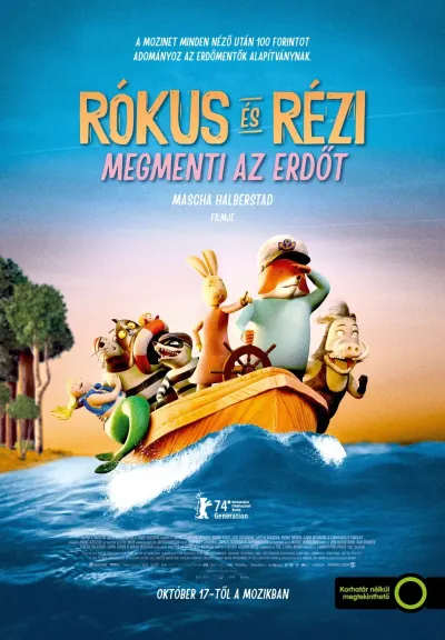 Rókus és Rézi megmenti az erdőt plakát