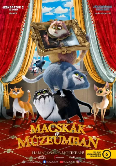Macskák a múzeumban plakát