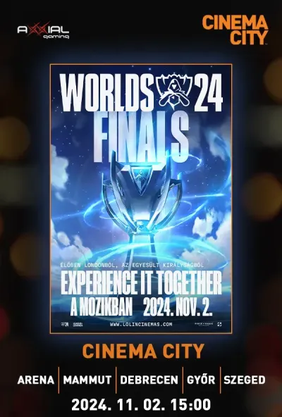 The 2024 League of Legends Worlds Championship Final Cinema Viewing Party plakát