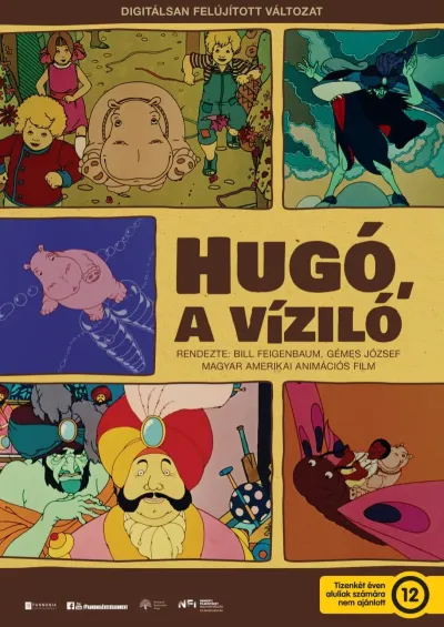 Hugó a víziló 4K plakát