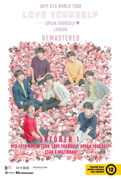 BTS 2019 WORLD TOUR 'LOVE YOURSELF: SPEAK YOURSELF' LONDON plakát