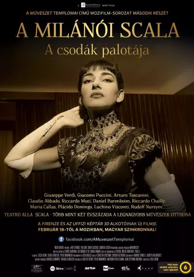 A művészet templomai: Milánói Scala, a csodák palotája plakát